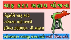 ચાફ કટર સહાય યોજના