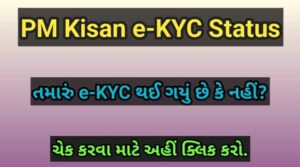 PM Kisan Ekyc થયું છે કે નહીં? તે કેવી રીતે ચેક કરવું?