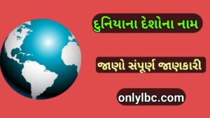 દુનિયાના દેશોના નામ