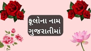 ફૂલોના નામ ગુજરાતીમાં